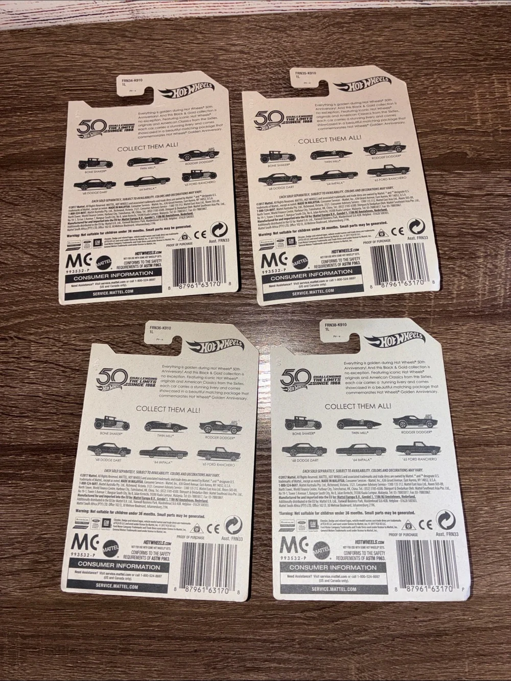 Hot Wheels 50th anniversary